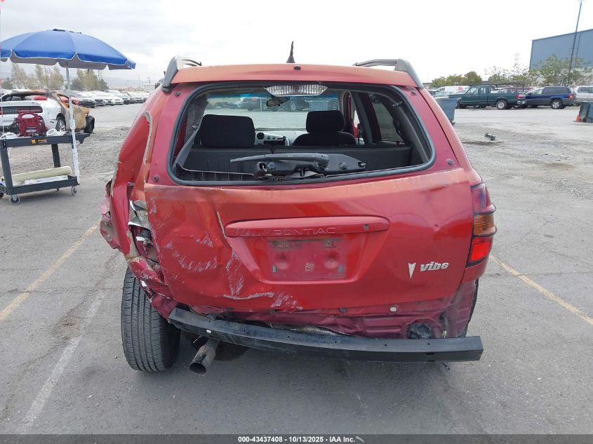 2006 Pontiac Vibe VIN: 5Y2SL65866Z464738 Lot: 43437408