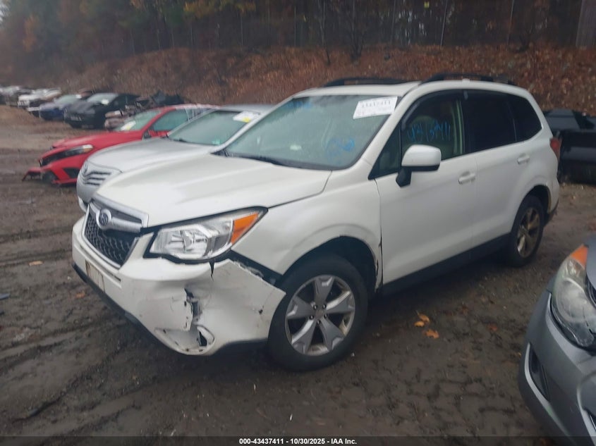 Vin: jf2sjadcxgh562159, lot: 43932255, subaru forester 2.5i premium 20162
