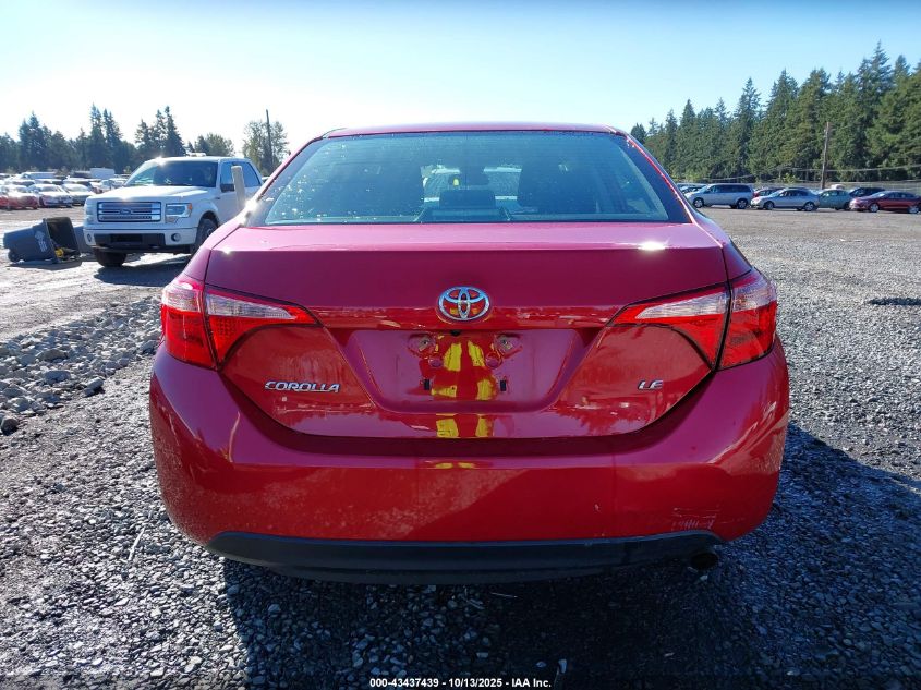 2017 Toyota Corolla Le VIN: 2T1BURHE2HC948547 Lot: 43437439