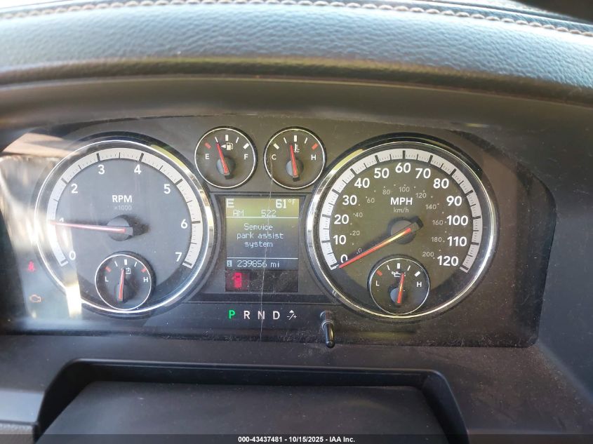 2009 Dodge Ram 1500 Laramie VIN: 1D3HV13T89S705637 Lot: 43437481