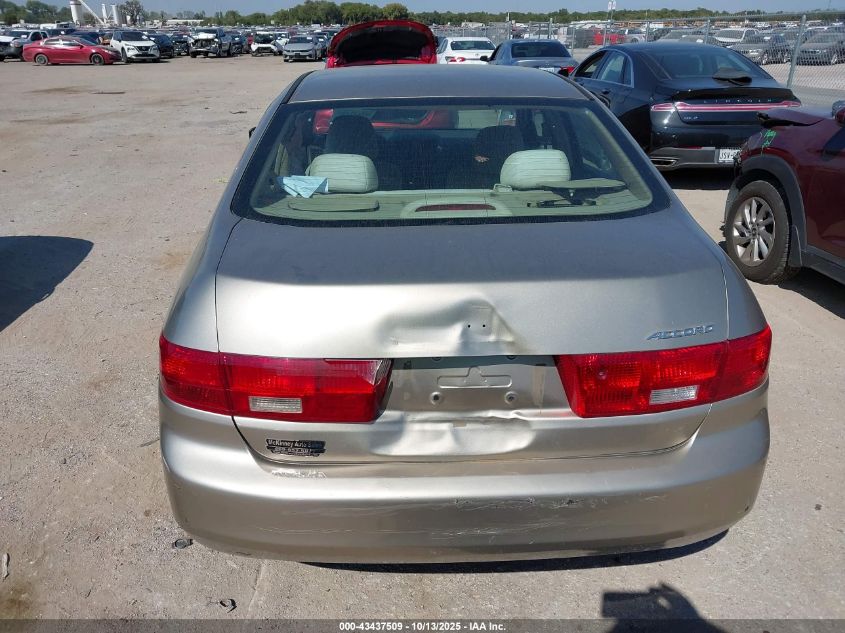 2005 Honda Accord 2.4 Lx VIN: 3HGCM56475G703530 Lot: 43437509