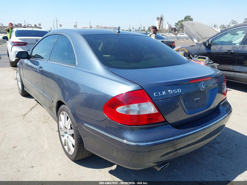2007 Mercedes-Benz Clk 350 blue coupe gasoline WDBTJ56H37F211963 photo #4