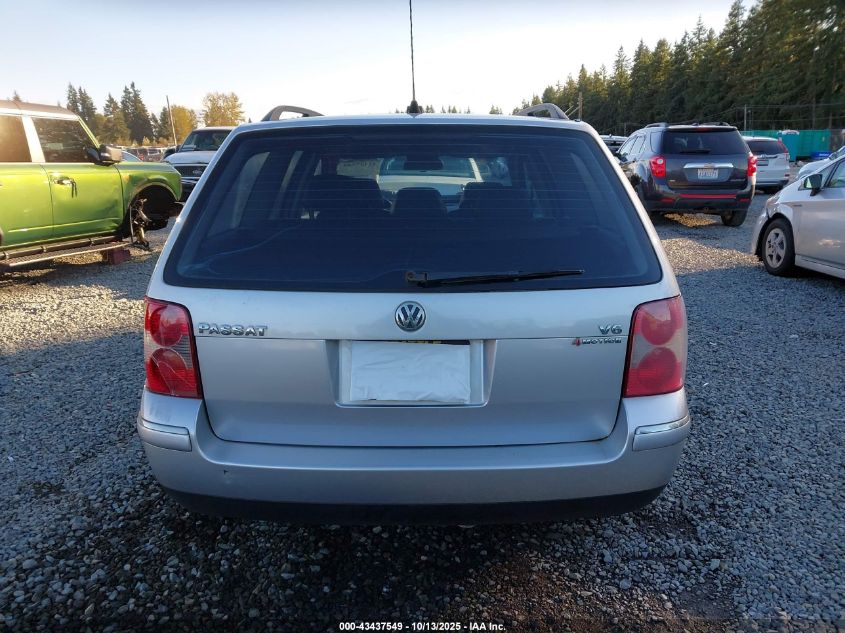 2004 Volkswagen Passat Glx VIN: WVWYH63B84E111271 Lot: 43437549