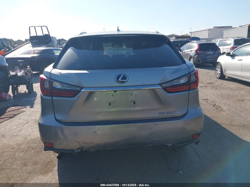 2020 Lexus Rx 350 VIN: 2T2HZMAA7LC156288 Lot: 43437558