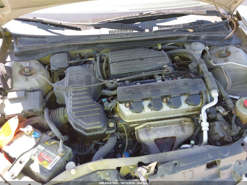 2005 Honda Civic Lx VIN: 2HGES16575H500864 Lot: 43437562