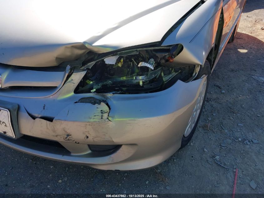 2005 Honda Civic Lx VIN: 2HGES16575H500864 Lot: 43437562