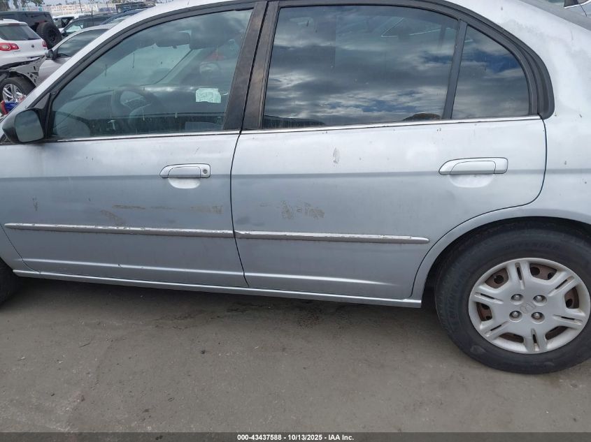 2002 Honda Civic Lx VIN: 2HGES16602H567438 Lot: 43437588