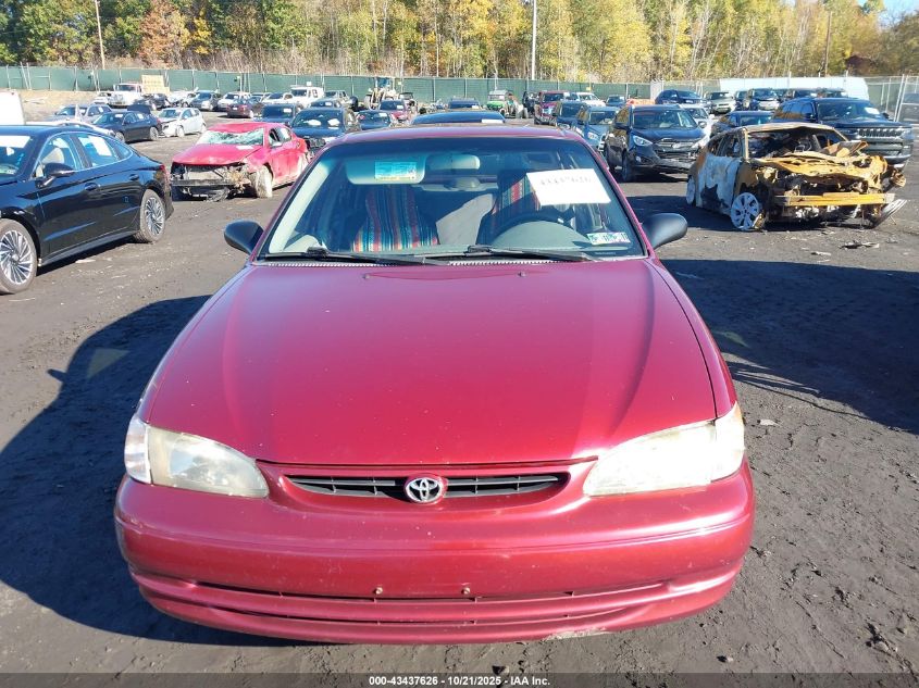 1999 Toyota Corolla Ve VIN: 2T1BR12E3XC255304 Lot: 43437626