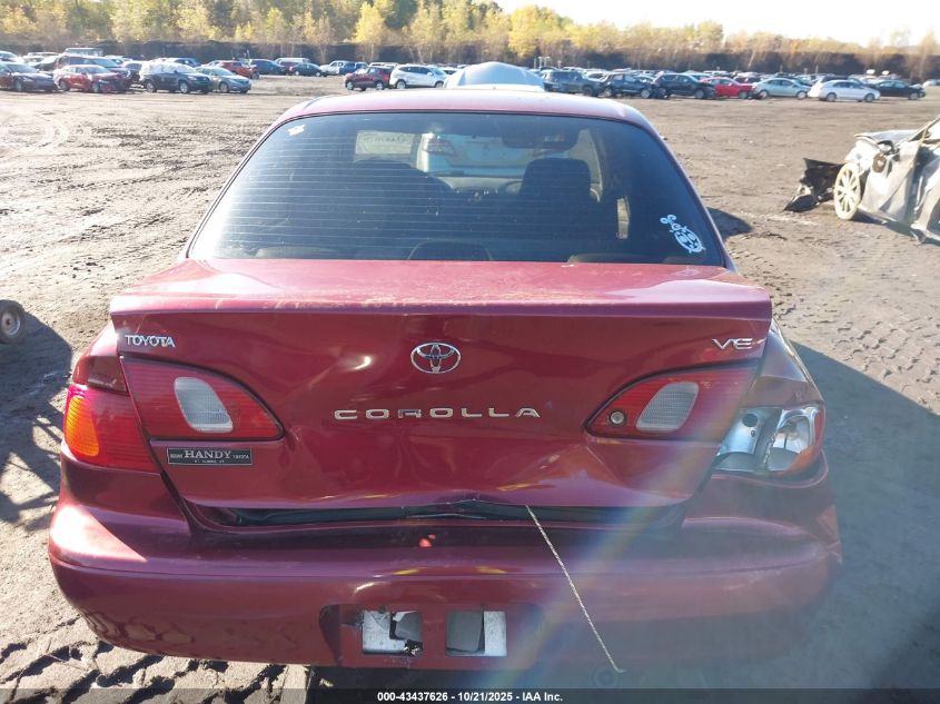 1999 Toyota Corolla Ve VIN: 2T1BR12E3XC255304 Lot: 43437626