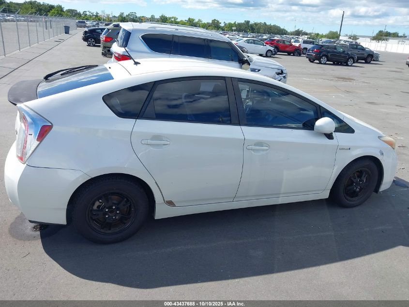 2012 Toyota Prius Two VIN: JTDKN3DU6C5395303 Lot: 43437688