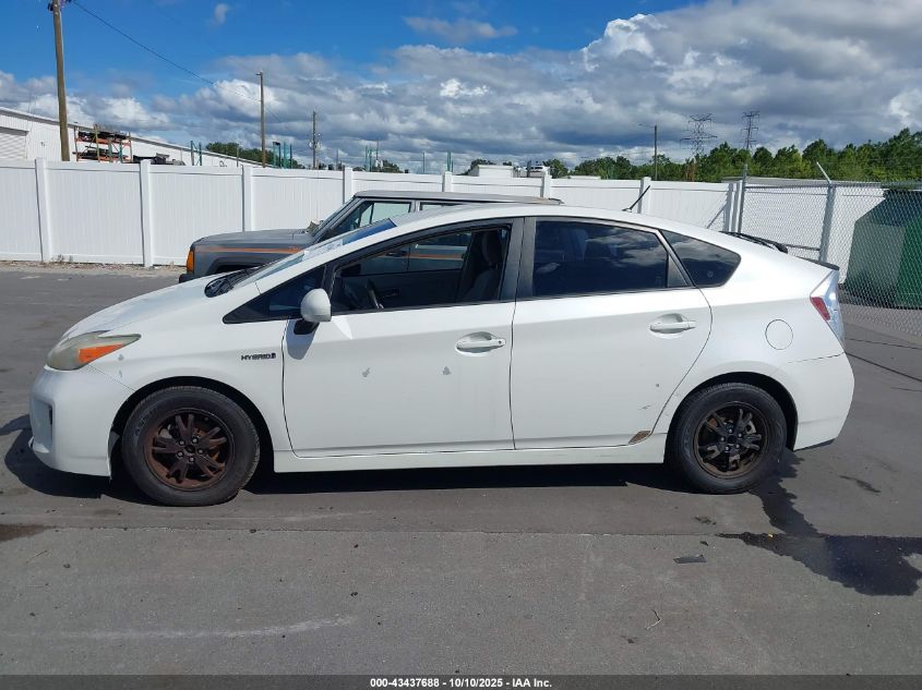 2012 Toyota Prius Two VIN: JTDKN3DU6C5395303 Lot: 43437688