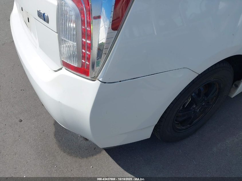 2012 Toyota Prius Two VIN: JTDKN3DU6C5395303 Lot: 43437688