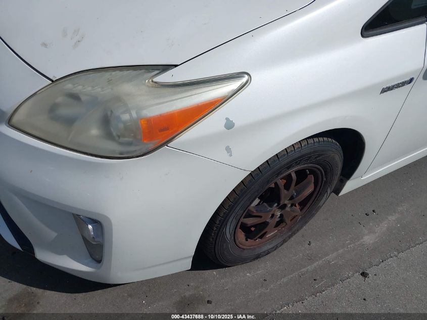 2012 Toyota Prius Two VIN: JTDKN3DU6C5395303 Lot: 43437688