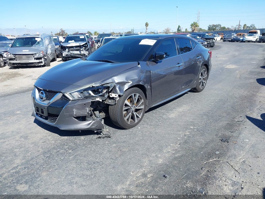 Vin: 1n4aa6ap4gc903766, lot: 43932602, nissan maxima 3.5 sl 20162