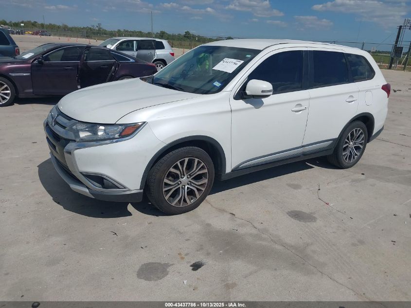 2016 Mitsubishi Outlander Se VIN: JA4AD3A32GZ025923 Lot: 43437786