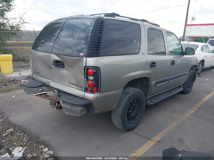 1GNEK13T71J239513 2001 CHEVROLET TAHOE photo no. 4