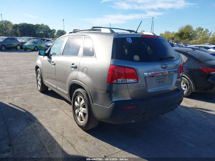2011 Kia Sorento Lx VIN: 5XYKT4A12BG165172 Lot: 43437950