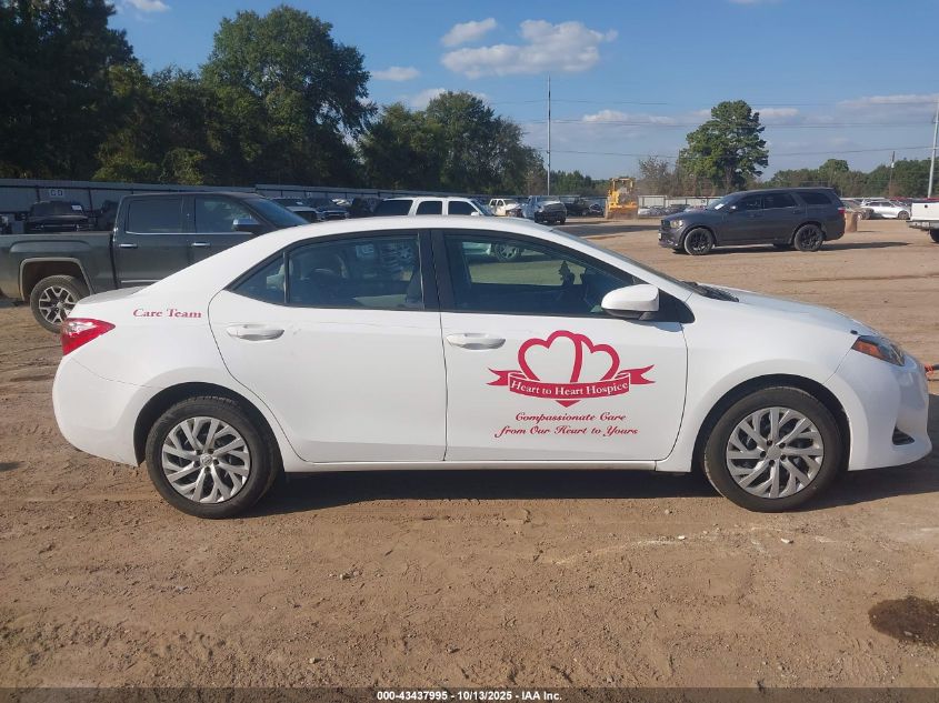 2018 Toyota Corolla Le VIN: 5YFBURHEXJP851683 Lot: 43437995