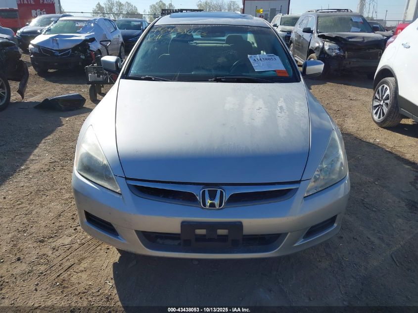 2006 Honda Accord 2.4 Ex VIN: 1HGCM56776A153434 Lot: 43438053