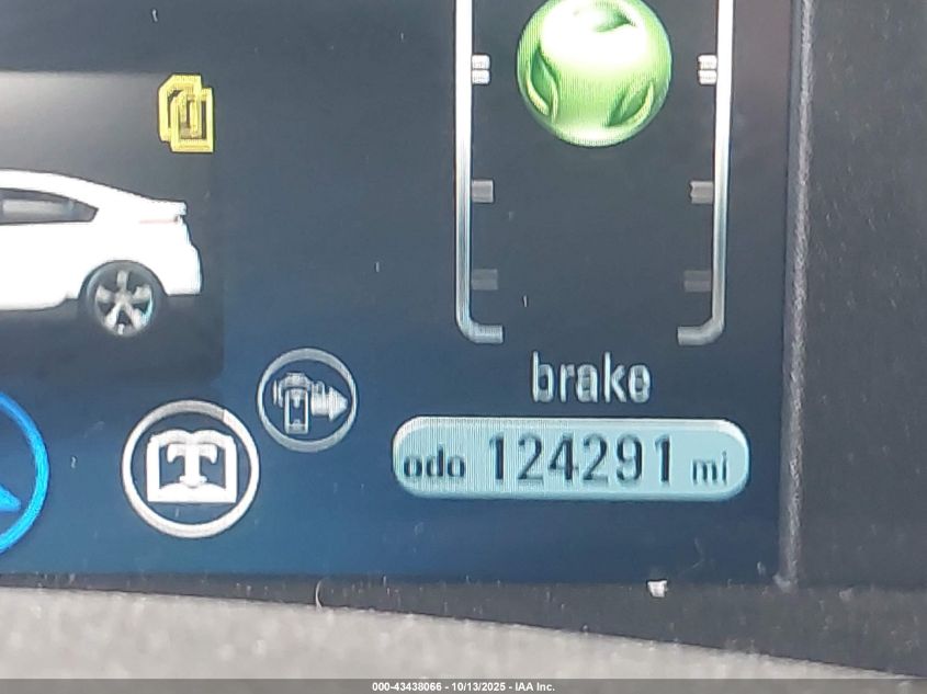 2013 Chevrolet Volt VIN: 1G1RD6E40DU101816 Lot: 43438066