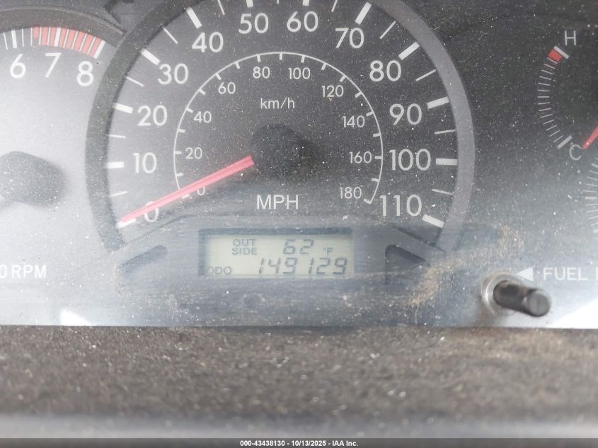 2005 Toyota Corolla Ce VIN: JTDBR32E452057886 Lot: 43438130