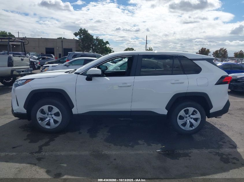 2025 Toyota Rav4 Le VIN: 2T3G1RFV1SC545711 Lot: 43438260