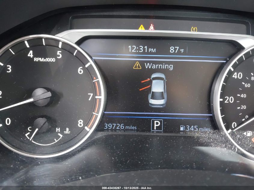 2024 Nissan Altima Sv Fwd VIN: 1N4BL4DV5RN383498 Lot: 43438267