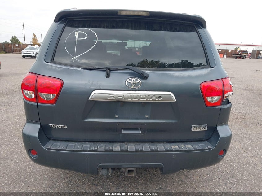 2008 Toyota Sequoia Limited 5.7L V8 VIN: 5TDBY68A68S022921 Lot: 43438309