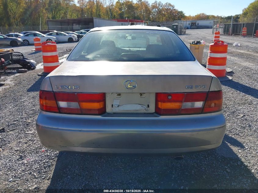 1999 Lexus Es 300 VIN: JT8BF28G7X0166304 Lot: 43438338