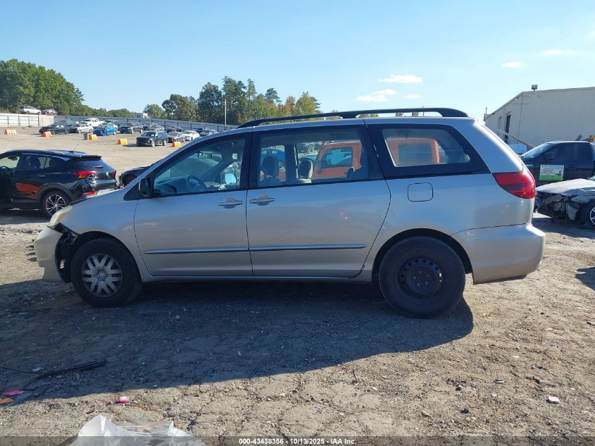 2005 Toyota Sienna Ce VIN: 5TDZA23C65S333703 Lot: 43438356