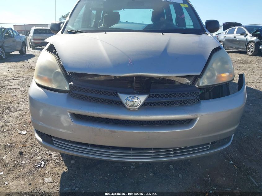 2005 Toyota Sienna Ce VIN: 5TDZA23C65S333703 Lot: 43438356