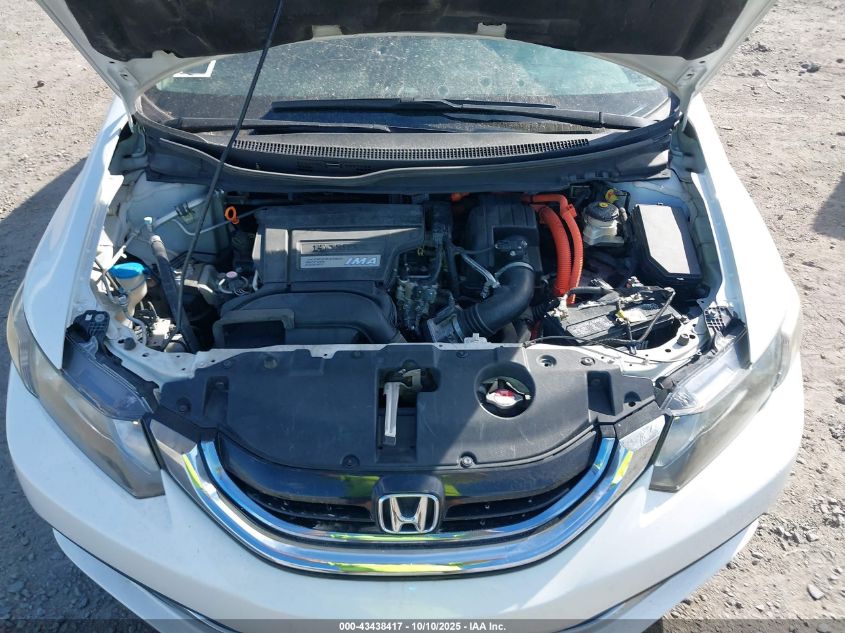 2014 Honda Civic Hybrid VIN: 19XFB4F22EE001895 Lot: 43438417