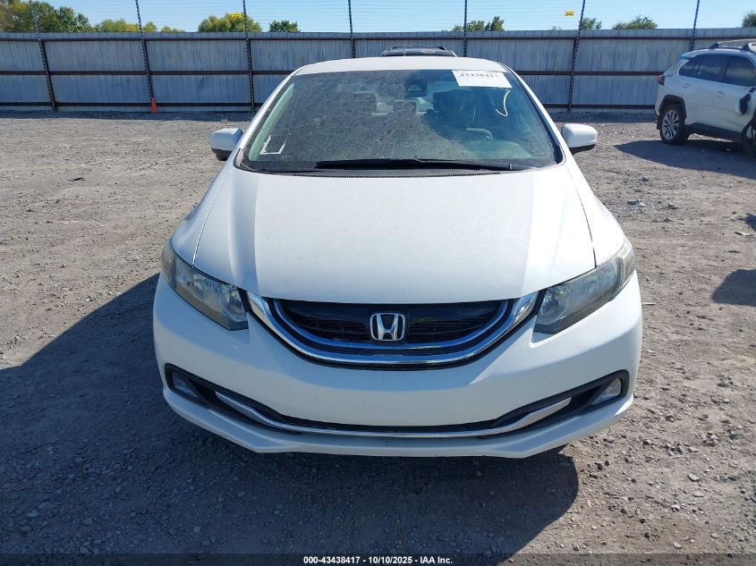 2014 Honda Civic Hybrid VIN: 19XFB4F22EE001895 Lot: 43438417