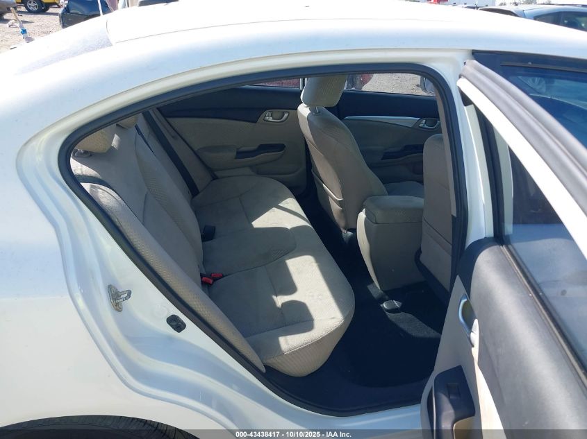 2014 Honda Civic Hybrid VIN: 19XFB4F22EE001895 Lot: 43438417