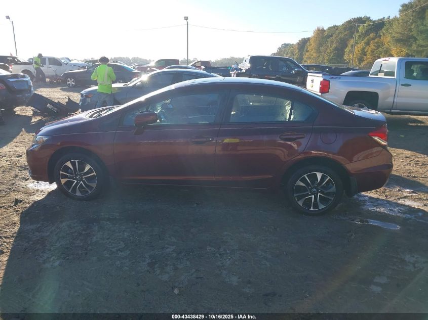 2015 Honda Civic Ex VIN: 19XFB2F80FE257088 Lot: 43438429