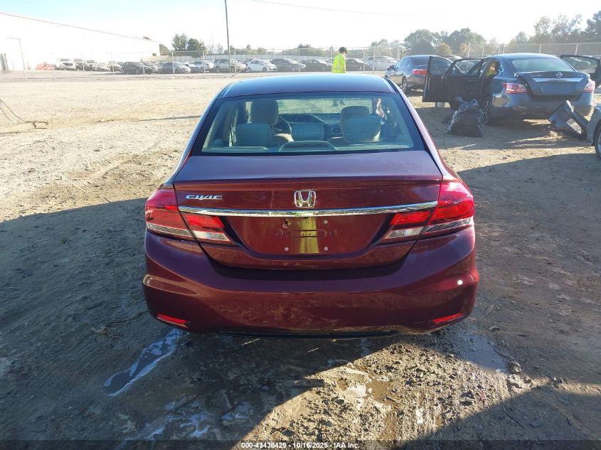 2015 Honda Civic Ex VIN: 19XFB2F80FE257088 Lot: 43438429