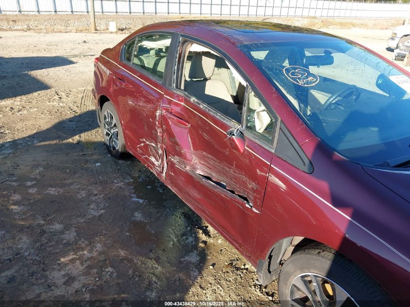 2015 Honda Civic Ex VIN: 19XFB2F80FE257088 Lot: 43438429