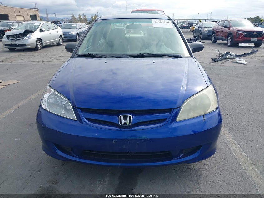 2004 Honda Civic Vp VIN: 1HGES16324L003351 Lot: 43438459