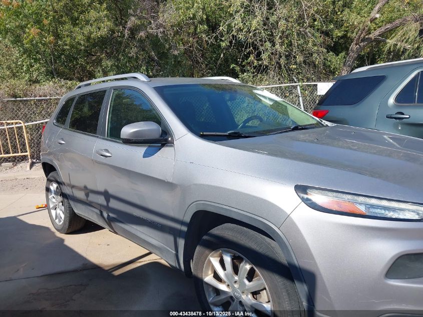 2014 Jeep Cherokee Limited VIN: 1C4PJMDB1EW142554 Lot: 43438478