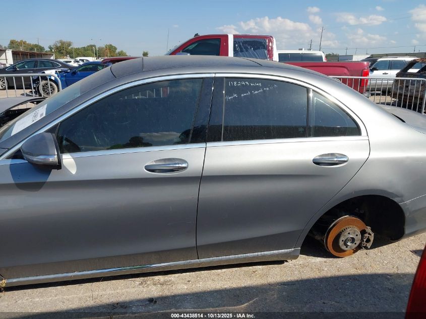 2015 Mercedes-Benz C 300 4Matic VIN: 55SWF4KBXFU003298 Lot: 43438514