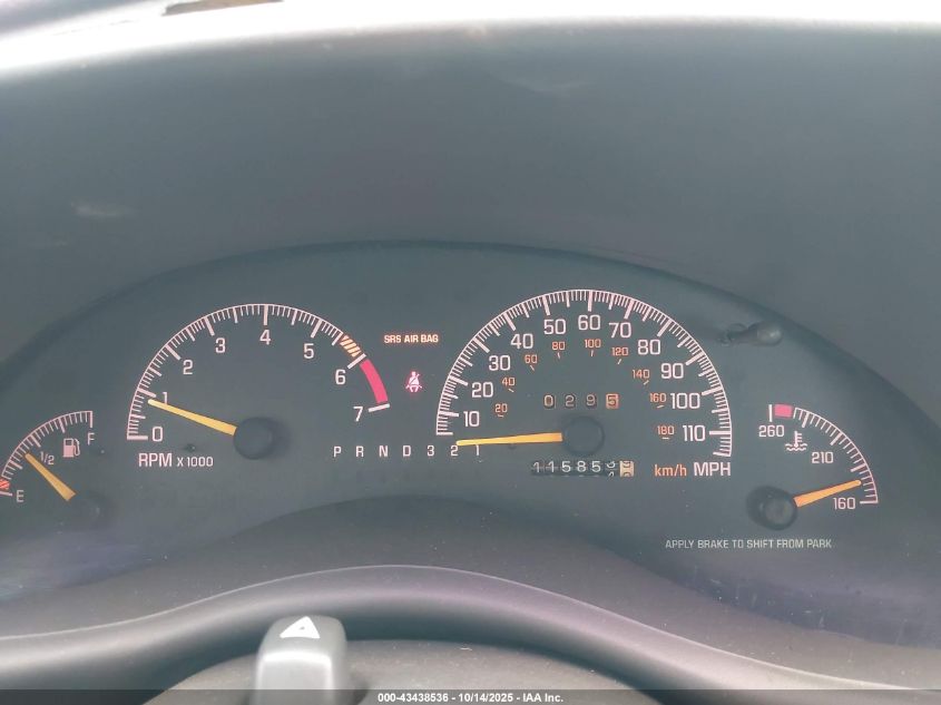 1999 Pontiac Grand Prix Gt VIN: 1G2WP12K1XF302662 Lot: 43438536