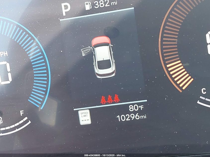 2025 Hyundai Sonata Sel VIN: KMHL64JA2SA488001 Lot: 43438600