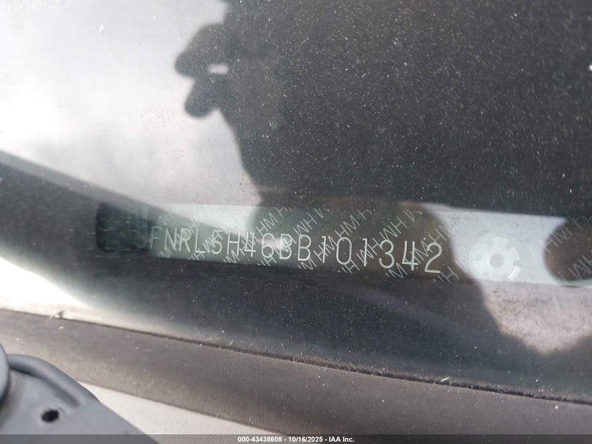 5FNRL5H46BB101342 2011 HONDA ODYSSEY photo no. 17