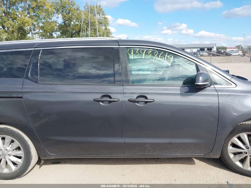 2016 Kia Sedona Ex VIN: KNDMC5C1XG6138081 Lot: 43438619