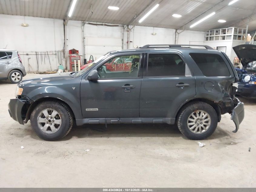 2008 Ford Escape Xlt VIN: 1FMCU93198KA68562 Lot: 43438624