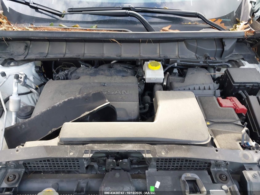 2023 Nissan Pathfinder 3.5 Sl 4wd White Lot 111043438743 Vin 5N1DR3CD0PC258594