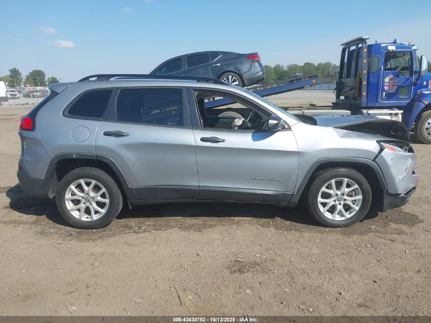 2016 Jeep Cherokee Sport VIN: 1C4PJLAB6GW264795 Lot: 43438752