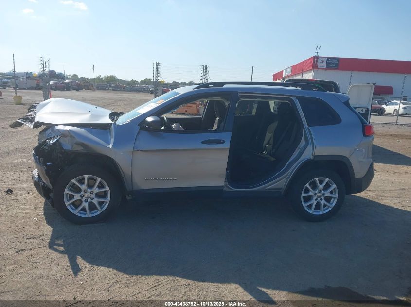 2016 Jeep Cherokee Sport VIN: 1C4PJLAB6GW264795 Lot: 43438752