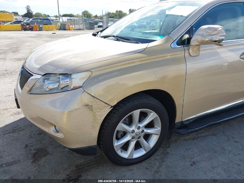 2010 Lexus Rx 350 VIN: 2T2BK1BA9AC078021 Lot: 43438759