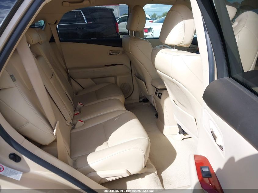 2010 Lexus Rx 350 VIN: 2T2BK1BA9AC078021 Lot: 43438759